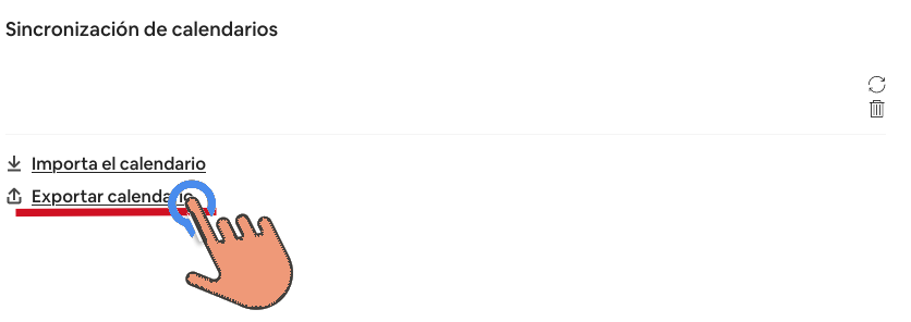 Aloja360 ayuda ical Airbnb exportar el calendario