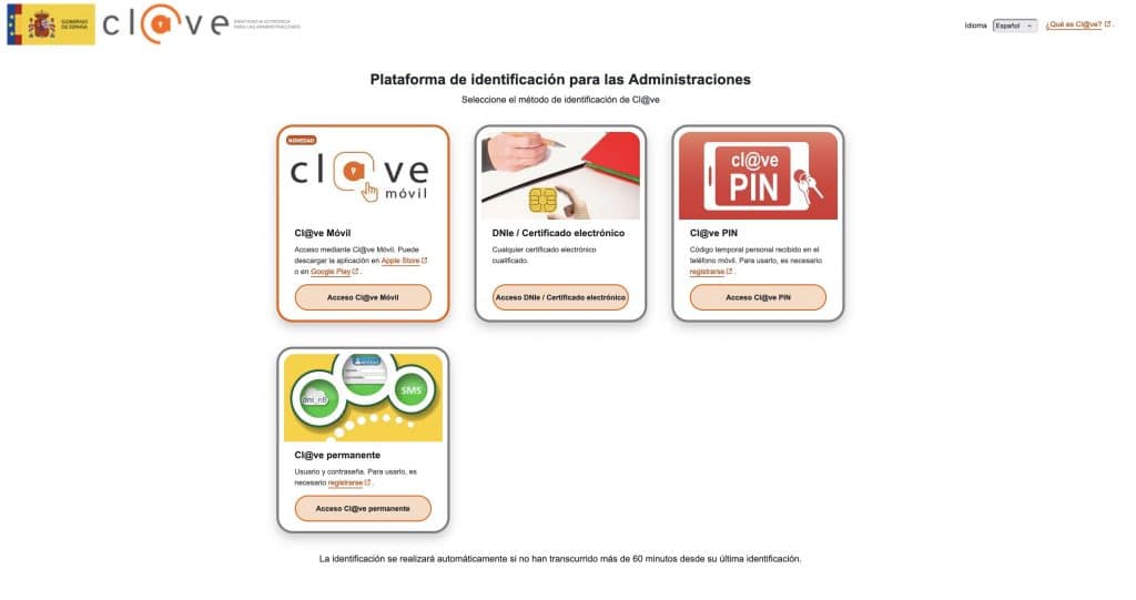 pasarela de identificación digital